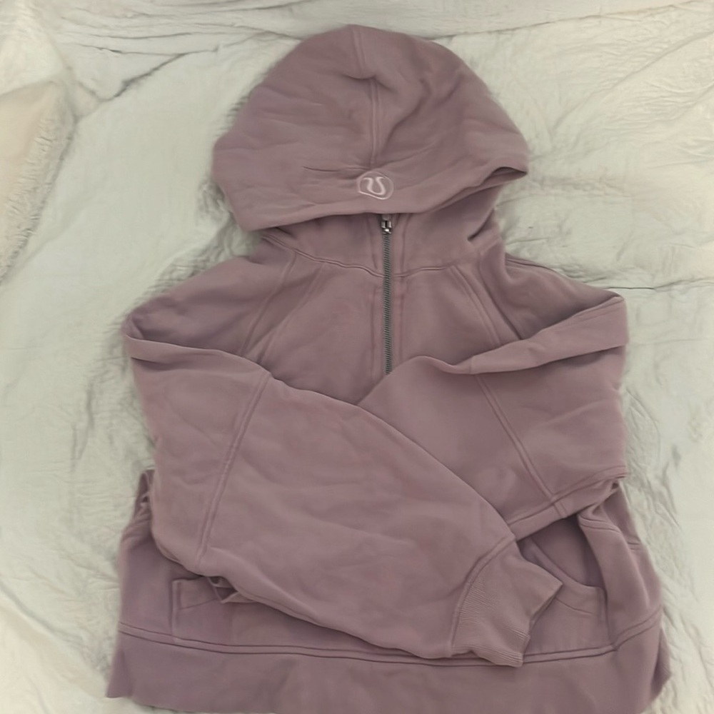 Light pink Lululemon scuba size medium large, not used no stains! - Picture 1 of 2